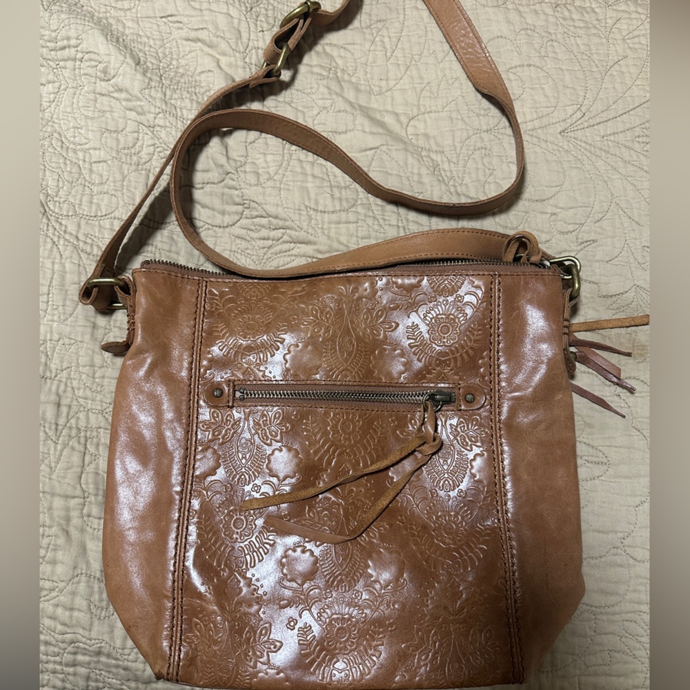 Sak Brown Leather Women Bag